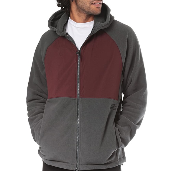 Nike | Jackets u0026 Coats | Nike Sb Winterized Polartec Zip Hoodie Mens L |  Poshmark